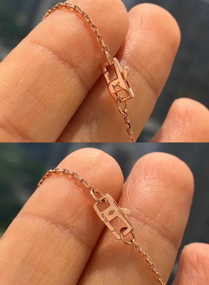 [Elitejewels]BLOSSOM PENDANT PINK GOLD AND DIAMOND