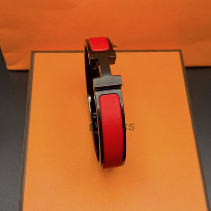 [Elitejewels]CLIC HM SO SCHWARZ ROT ARMBAND