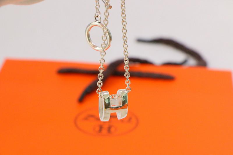 [Elitejewels]HM NECKLACE H LETTER OVAL SERIES