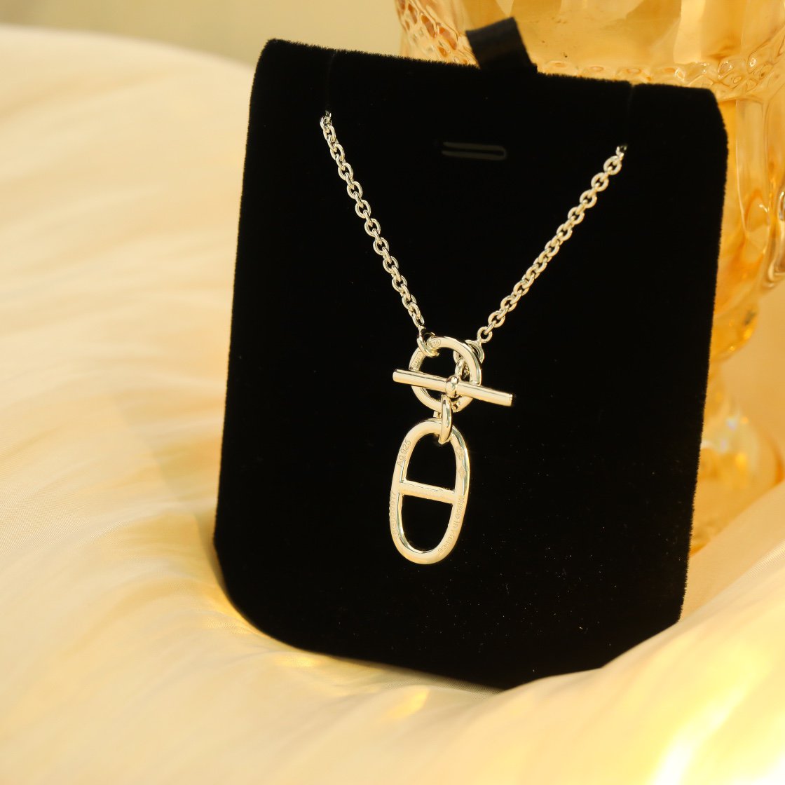 [Elitejewels]HM CHAINE D'ANCRE PENDANT NECKLACE STERLING SILVER