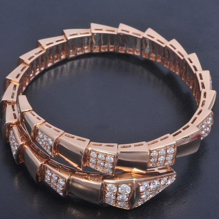 [Elitejewels]SERPENTI ARMBAND ROSGOLD DIAMANT