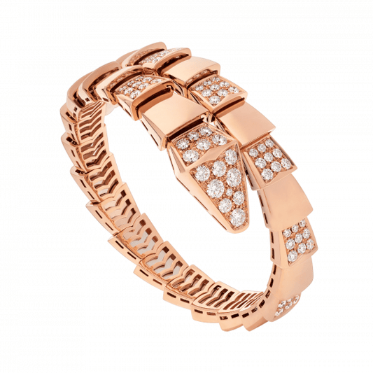 [Elitejewels]SERPENTI BRACELET PINK GOLD DIAMOND