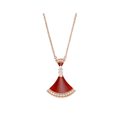 [Elitejewels]DREAM NECKLACE CARNELIAN DIAMOND