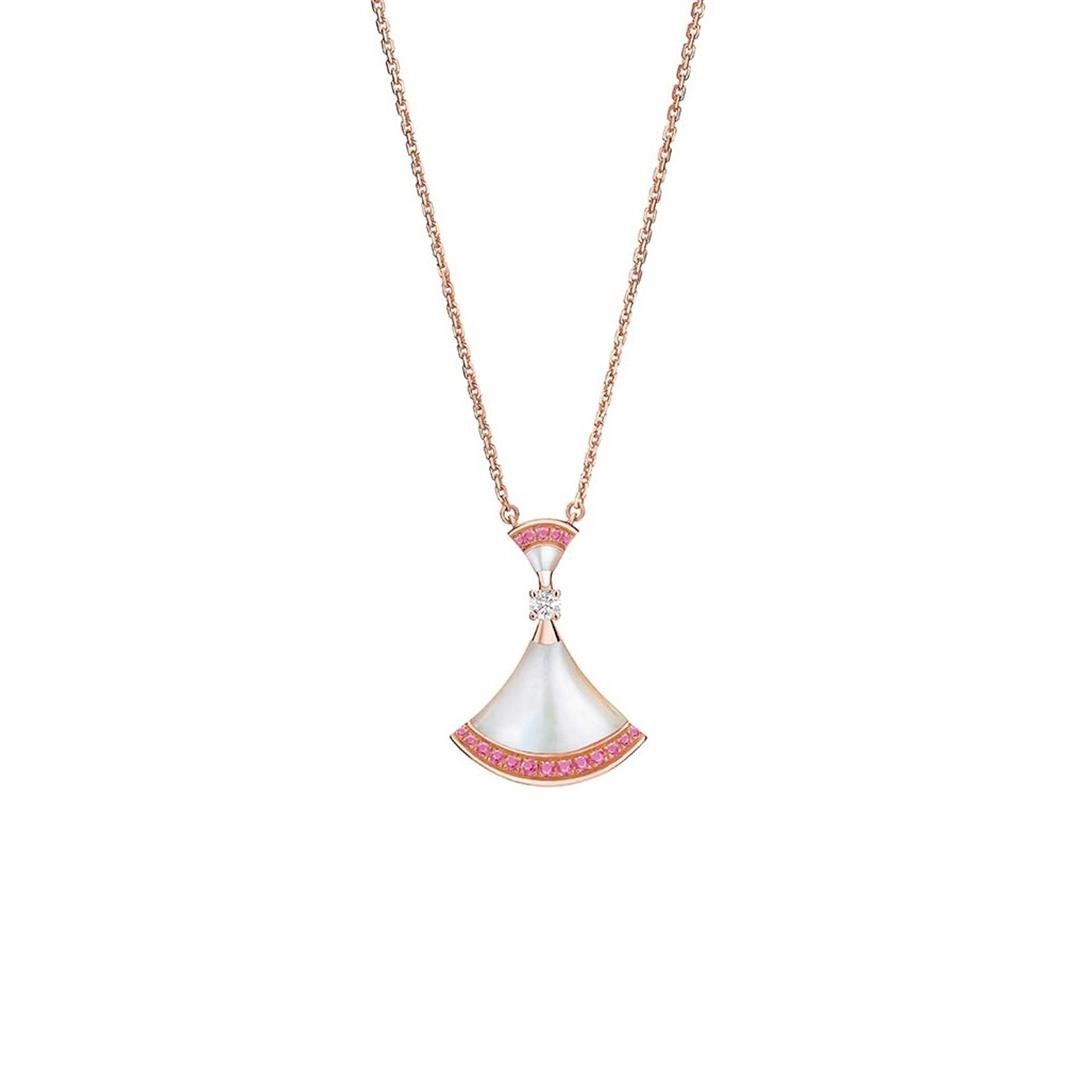 [Elitejewels] TRAUM HALSKETTE MOP ROSA DIAMANT