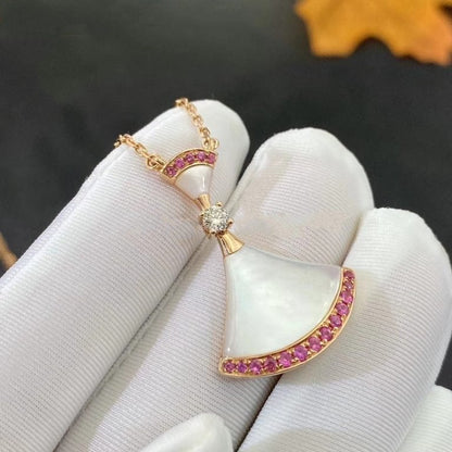 [Elitejewels] TRAUM HALSKETTE MOP ROSA DIAMANT