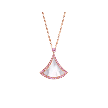 [Elitejewels] TRAUM HALSKETTE MOP DIAMANT ROSA