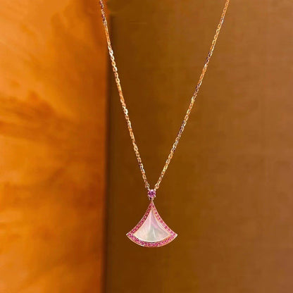 [Elitejewels] TRAUM HALSKETTE MOP DIAMANT ROSA