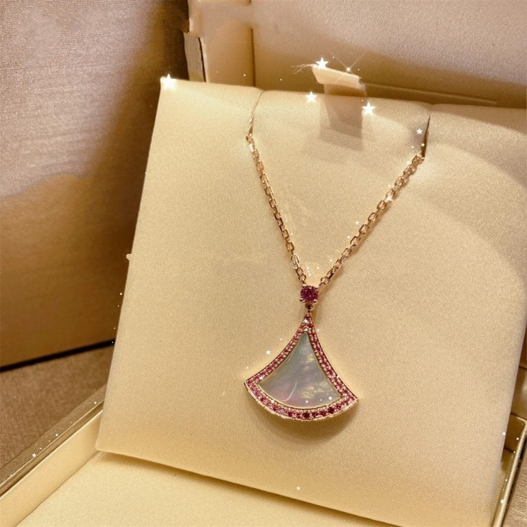 [Elitejewels]DREAM NECKLACE MOP DIAMOND PINK