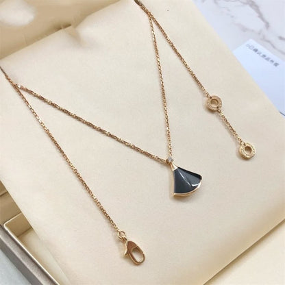 [Elitejewels]DREAM NECKLACE ONYX 1 DIAMOND