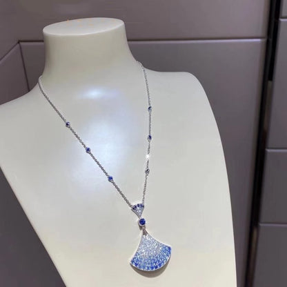 [Elitejewels]DREAM NECKLACE AGATE SILVER DIAMOND