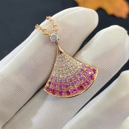 [Elitejewels]DREAM NECKLACE PINK GOLD PINK DIAMOND