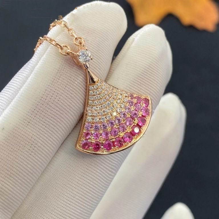 [Elitejewels] TRAUM HALSKETTE ROSA GOLD ROSA DIAMANT