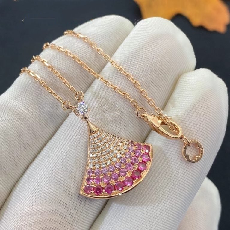 [Elitejewels] TRAUM HALSKETTE ROSA GOLD ROSA DIAMANT