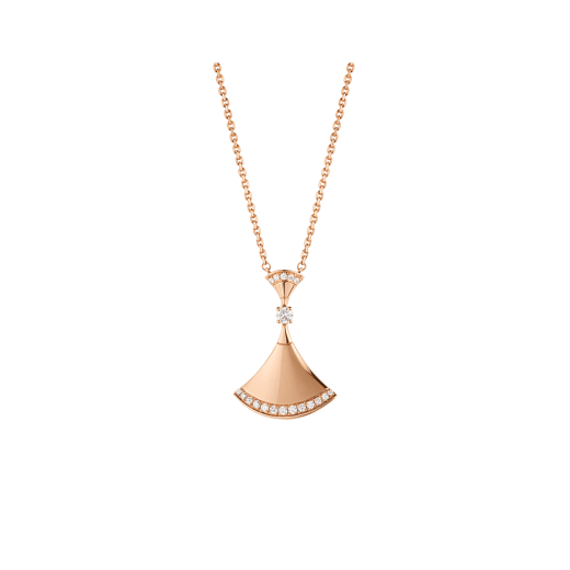 [Elitejewels]DREAM NECKLACE PINK GOLD DIAMOND