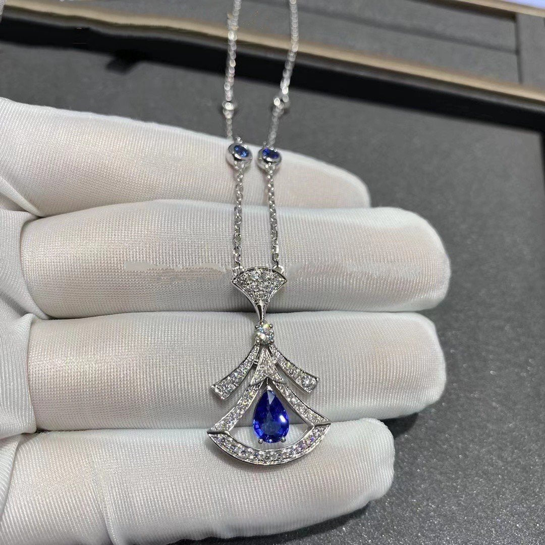 [Elitejewels]DREAM NECKLACE AGATE DIAMOND SILVER