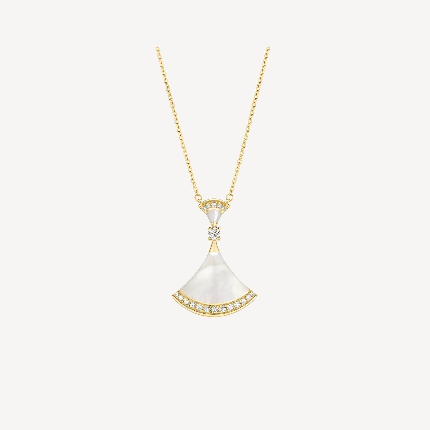 [Elitejewels]DREAM NECKLACE MOP GOLD DIAMOND