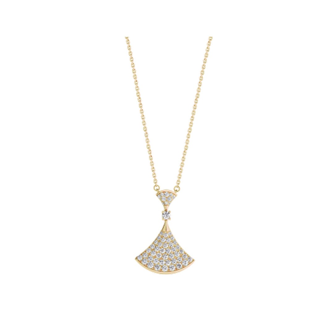 [Elitejewels]DREAM NECKLACE GOLD FULL DIAMOND