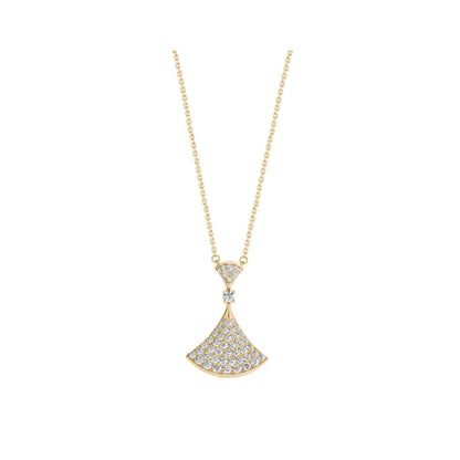 [Elitejewels]DREAM NECKLACE GOLD FULL DIAMOND