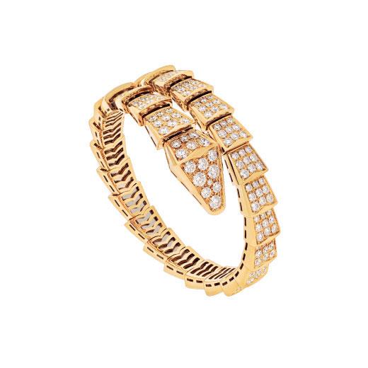 [Elitejewels]SERPENTI ARMBAND 8MM GOLD DIAMANT