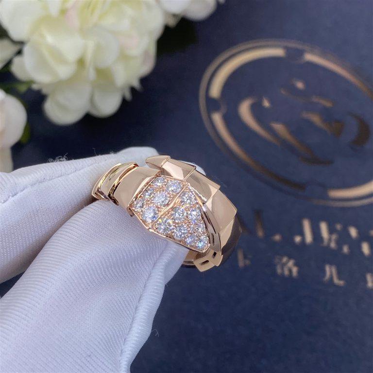 [Elitejewels]SERPENTI RING ROSGOLD DIAMANT