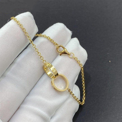 [Elitejewels]LOVE BRACELET DOUBLE RING