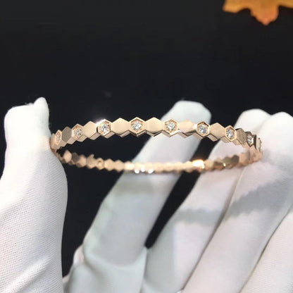 [Elitejewels]BEE LOVE SILVER DIAMOND BRACELET