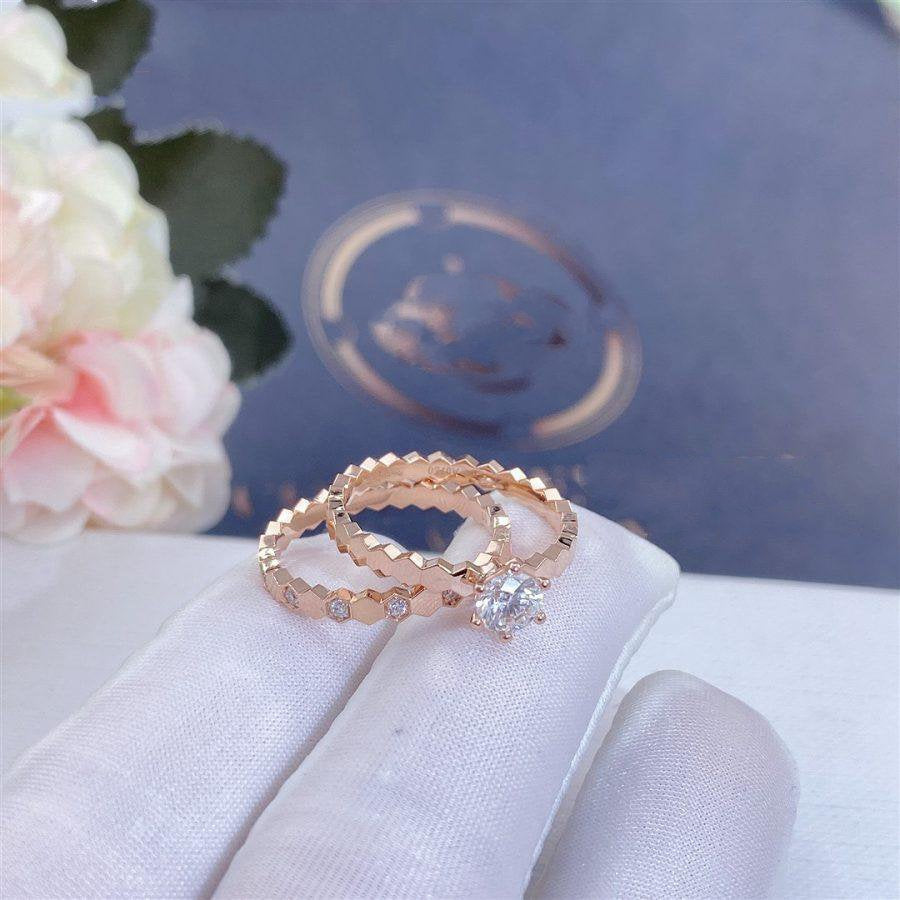 [Elitejewels]BEE LOVE RING PINK GOLD DIAMOND