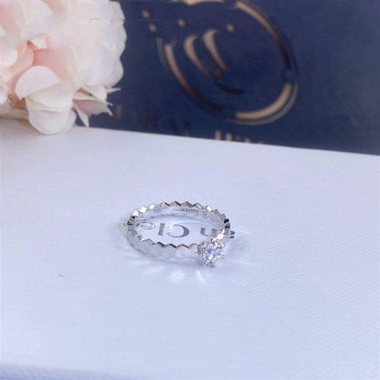 [Elitejewels]BEE LOVE RING SILVER 1 DIAMOND