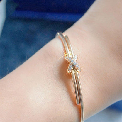 [Elitejewels]JEUX DE ARMBAND ROSGOLD DIAMANTEN