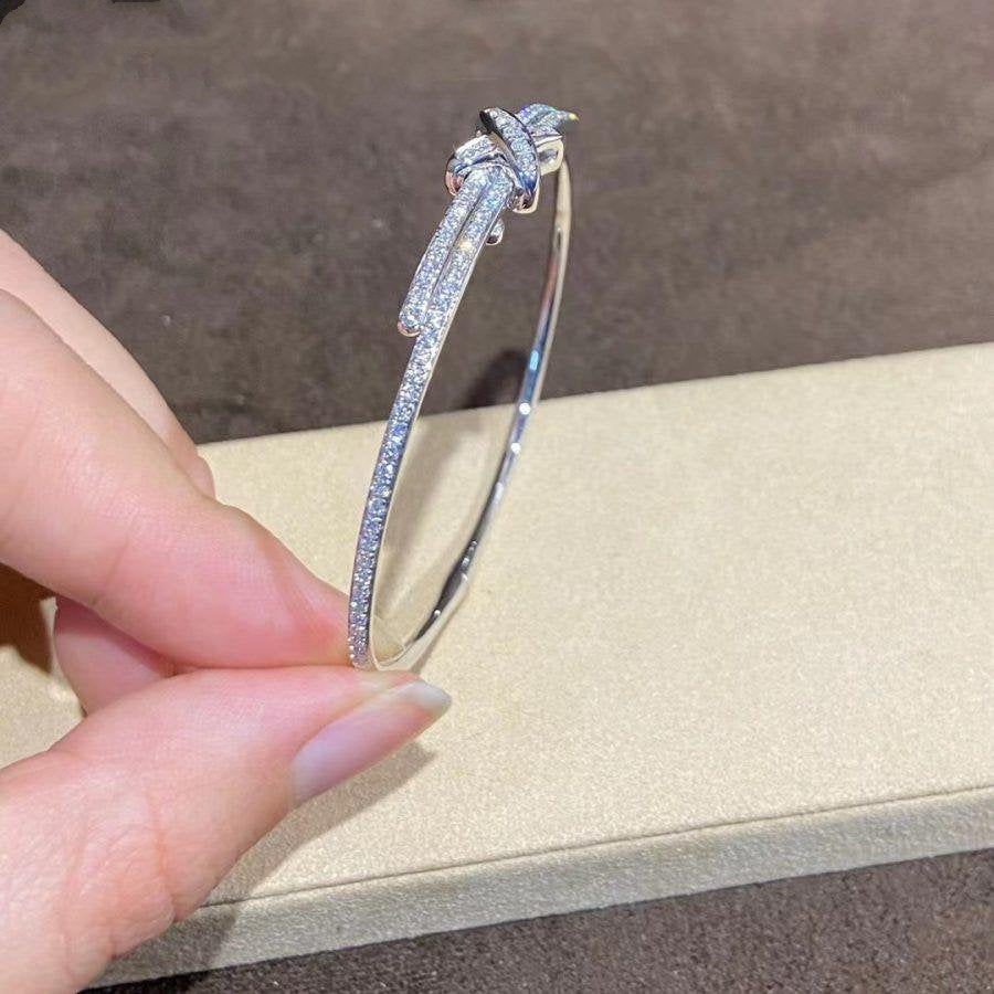 [Elitejewels]ジュー ドゥ ブレスレット ダイヤモンド シルバー