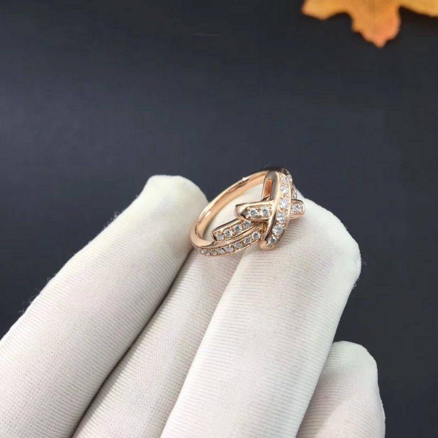 [Elitejewels]JEUX DE RING PINK GOLD DIAMOND