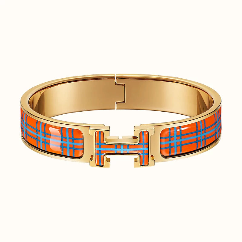 [Elitejewels]H TARTAN ARMBAND 12MM