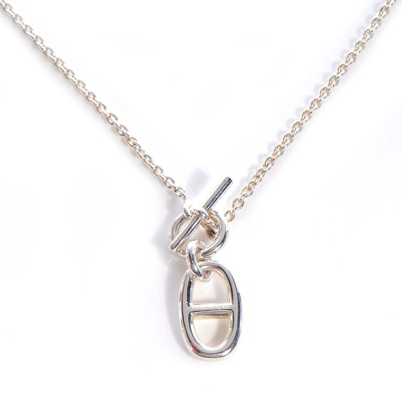 [Elitejewels]HM CHAINE D'ANCRE PENDANT NECKLACE STERLING SILVER