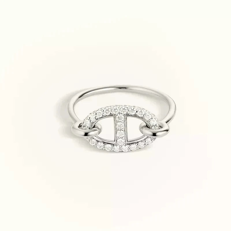 [Elitejewels]RONDE SMALL SILVER DIAMOND RING