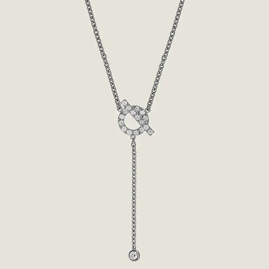 [Elitejewels]FINESSE SILBER DIAMANT HALSKETTE