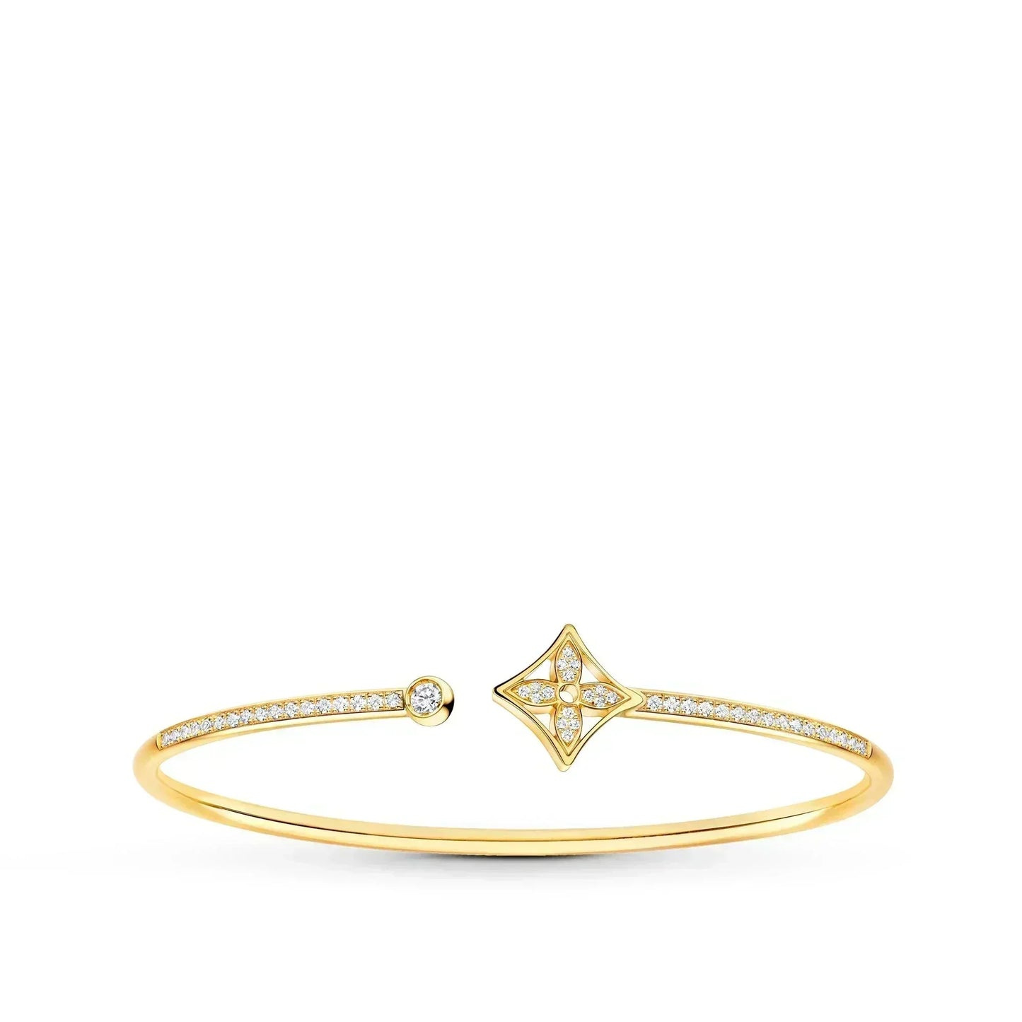 [Elitejewels] IDYLLE GOLD OFFENES ARMBAND MIT DIAMANTEN