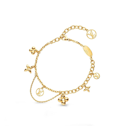 [Elitejewels]BLOOMING PINK GOLD MOP BRACELET