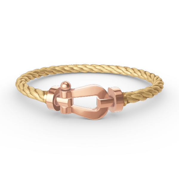 [Elitejewels]FORCE GROSSES HUFEISENARMBAND OHNE DIAMANT ROSÉGOLD