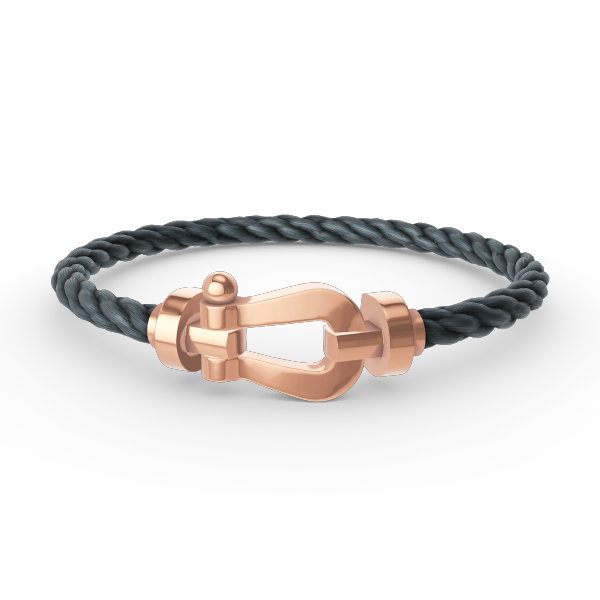 [Elitejewels]FORCE GROSSES HUFEISENARMBAND OHNE DIAMANT ROSÉGOLD