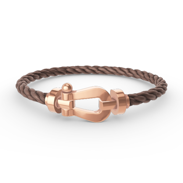 [Elitejewels]FORCE GROSSES HUFEISENARMBAND OHNE DIAMANT ROSÉGOLD