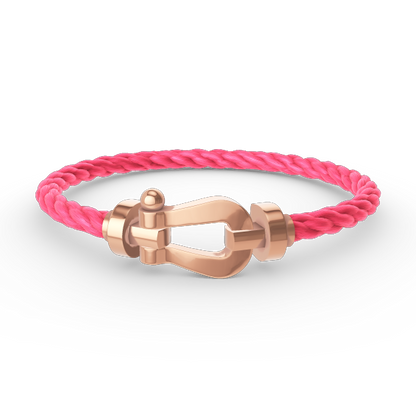 [Elitejewels]FORCE GROSSES HUFEISENARMBAND OHNE DIAMANT ROSÉGOLD