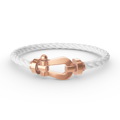 [Elitejewels]FORCE GROSSES HUFEISENARMBAND OHNE DIAMANT ROSÉGOLD