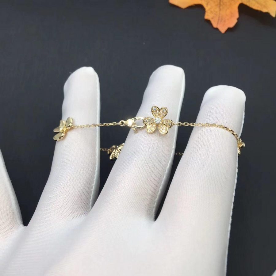 [Elitejewels]FRIVOLE GOLD 5 BLUMEN ARMBAND