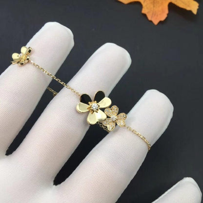 [Elitejewels]FRIVOLE GOLD 5 BLUMEN ARMBAND