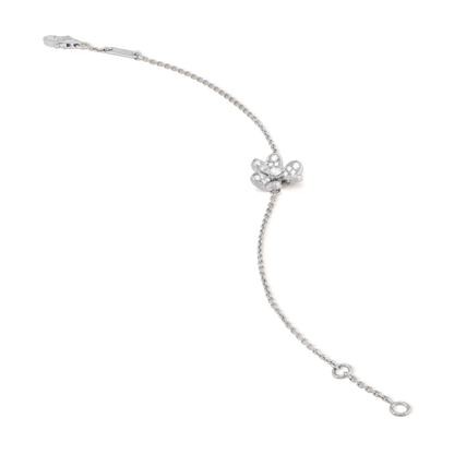 [Elitejewels]FRIVOLE SILBERNES BLUMEN-DIAMANTARMBAND 