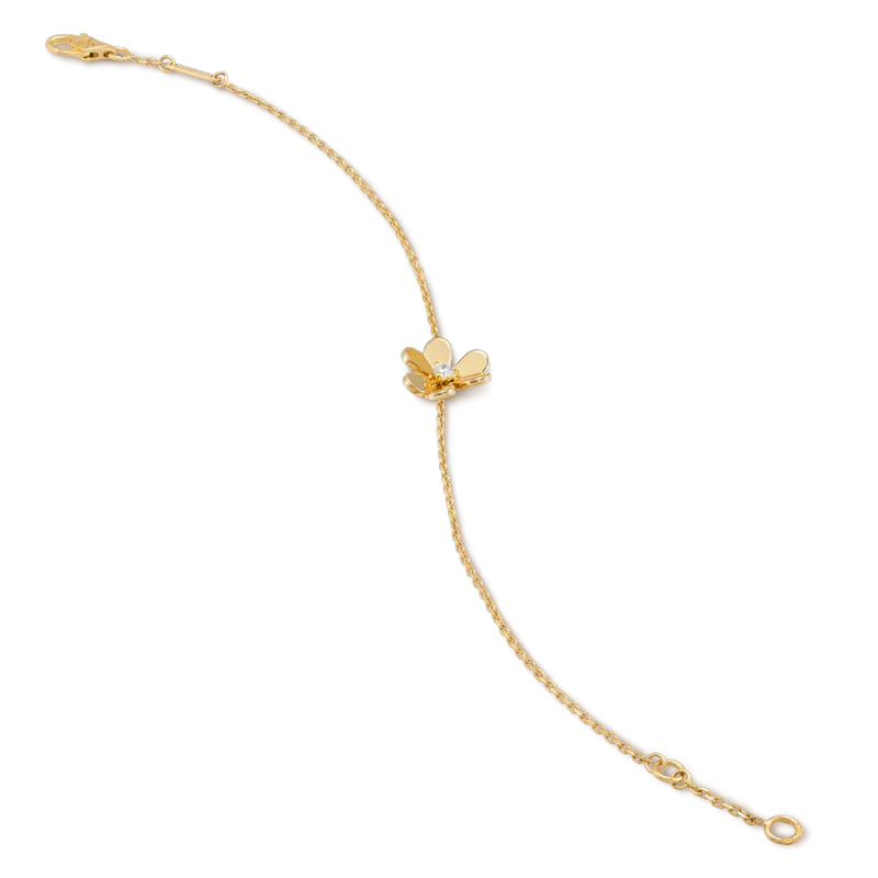 [Elitejewels]FRIVOLE GOLD BLUME ROSA MALACHIT ARMBAND