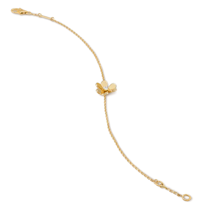 [Elitejewels]FRIVOLE GOLD BLUME ROSA MALACHIT ARMBAND