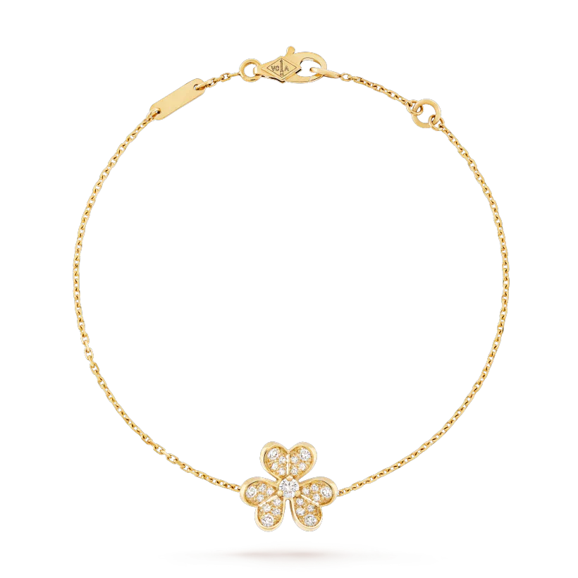 [Elitejewels]FRIVOLE GOLD BLUMEN DIAMANT ARMBAND