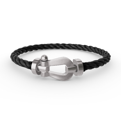 [Elitejewels]FORCE LARGE HORSESHOE NO DIAMOND BRACELET SILVER